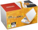 New Nintendo 2DS XL Konsoli White + Orange Nintendo 3DS *käytetty*