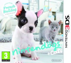 Nintendogs + Cats: French Bulldog & New Friends Nintendo 3DS *käytetty*
