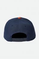 Brixton Crest C MP Snapback lippis navy/orange