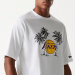 New Era NBA Palm Tree Los Angeles Lakers NBA white T-paita