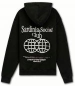 PICA PICA Sardinia Social Club washed black Huppari