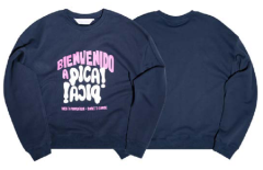 PICA PICA Bienvenido Pica navy Sweatshirt
