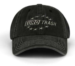 PICA PICA Eurotrash distressed washed black Lippis