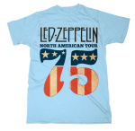 Led Zeppelin 1975 North American Tour T-paita