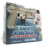 Time Crisis Project Titan + Namco G-con 45 Light Gun Boxed PS1 *käytetty*