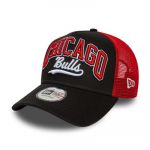 New Era Script EF Trucker Chicago Bulls 9forty A-Frame Lippis