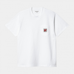 Carhartt WIP S/S Stretch Pocket T-paita white