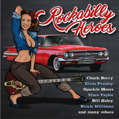 V/A : Rockabilly Heroes LP (cool blue vinyl), RSD24
