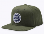 Brixton Oath III Snapback lippis moss/washed navy