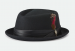 Brixton Stout Pork Pie Hat black/black Hattu