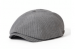 Brixton Brood Lightweight Newsboy Cap light grey/stripe chambray Hattu