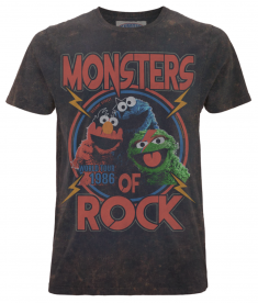 Sesame Street Monsters of Rock T-paita