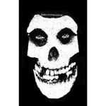 Misfits - White Skull Hihamerkki
