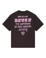 Deus Ex Machina Upstairs anthracite grey T-paita