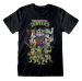 Teenage Mutant Ninja Turtles Retro Cartoon Poster T-paita