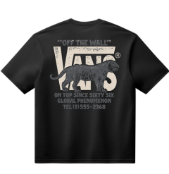 Vans Awaken Tiger black T-paita