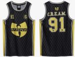 Wu-Tang Clan Cream Black Basketball Hihaton paita